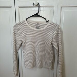 Pink Rebublic Striped Long Sleeve Top